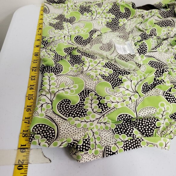 London Times Y2K Asian Print Forest Fairy Wrap Dress Size XL Twee Phoebe Buffay - Picture 6 of 10